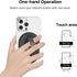 Magnetic Finger Phone Grip for MagSafe Stand, Phone Grip Strap Holder as Kickstand, Magnetic Phone Grip Holder, for iPhone 15/14/13/12 Series, Tra...