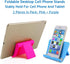 Cell Phone Stand for Desk 2 Pack Mobile Phone Holders Desktop Tablet Stand, Foldable Phone Dock Universal Adjustable Tablet Stand for Desk Compati...