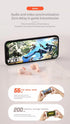 DE Earbud Headphones - Bluetooth 5.3 - Surround Sound HiFi - 6 Hours Use Time - ENC Noise Reduction - Low Delay 55 ms - Waterproof IPX-5 - HD Voic...