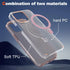 Phone Case Compatible with iPhone 15 Pro Max?Compatible with Magsafe?with Metal Ring Invisible Stand,Pink Translucent Matte Back (TPU+PC Classic C...
