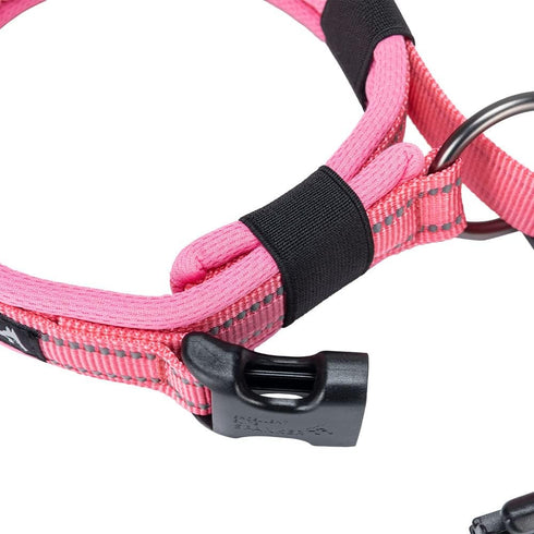 EXCELLENT ELITE SPANKER Reflective Dog Collar Classic Soft Padded Breathable Nylon Adjustable Pet Collar with Quick Release Buckle for Boy Girl Ma...