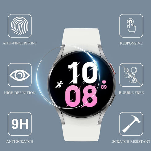 Compatible for VIRAN W101 Smart Watch Screen Protector,Lamshaw 9H Tempered Glass Screen Protector Film Compatible for VIRAN W101 Smart Watch-1.43 ...