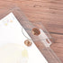 A7 Binder Cover Clear PVC Rose Gold 6 Ring Budget Binder Snap Button Closure Loose Leaf Folders Refillable Soft Notebook Shell Protector (A7, Rose...