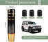 1 PC Car Gear Shift Head, 5.11" Alloy Anti-Slip Gear Shift Knob with M8/M10/M12 Adapter, Modified Decorative Accessories, for Most Automatic Manua...