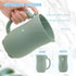 mandoo Baby Bath Rinse Cup - Food Grade Silicone - Shampoo & Body Washing Rinser Cup For Kids with Easy Grip Handle to Rinse Baby Shampoo and Soap...
