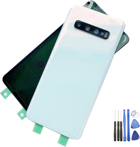 Galaxy S10+,S10 Plus Rear Back Glass Door Cover Replacement for Samsung Galaxy S10+ SM-G975U G975W G975F G975U1 G975N G975X 6.4",Camera Glass Lens...