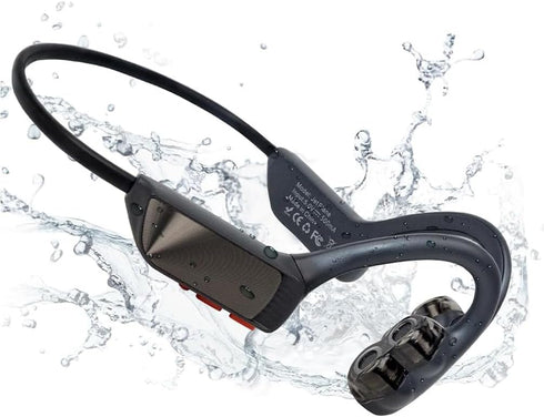 Open Ear Headphones Wireless Bluetooth - Upgrade 4 Speakers Air Conduction Sport Headphones - 26.2G Sweatproof Wireless Earphones for Workouts Run...