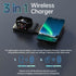 2-in-1 Wireless Charging Pad with Mag Safe - Compatible with iPhone 15/14/13/12 Pro Max, AirPods Pro, iWatch Ultra - Fast Charging Station for Qi ...