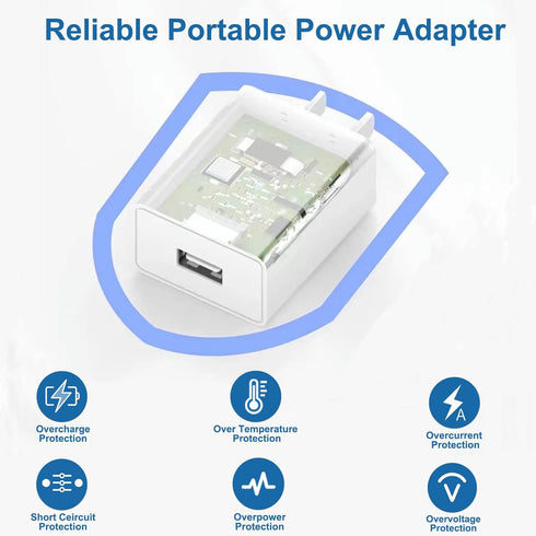 5V Baby Monitor Power Cord for enfy E110,VAVA,ARENTI,VTech RM5754/HD/2HD RM5764/HD/2HD RM5864/HD/2HD RM7754/HD/2HD RM7764/HD/2HD Baby Monitor Char...