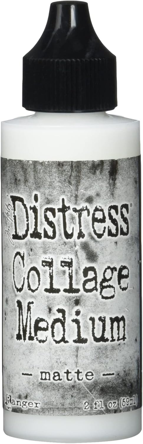 Tim Holtz - Ranger Collage Medium 2OZ, One Size, Clear 59 Millilitre...