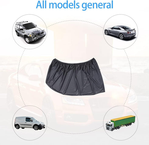 Universal Car Back Window Shade, 2 Pack Car Side Window Sunshade, Sun Glare, UV Rays and Privacy Protection, Baby Car Shades for Side Window (Medi...