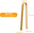 30 Pcs Wooden Tongs for Charcuterie Mini Bamboo Tongs Disposable Tongs for Serving Food NaturaL Wooden Cooking Toast Tongs...
