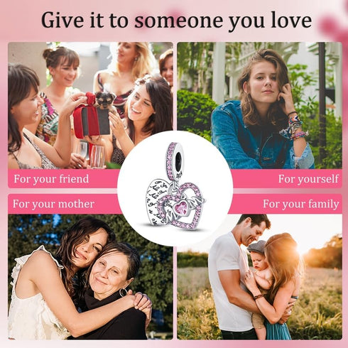 Infinity Love Heart Nurse 925 Sterling Silver Charms for Bracelets and Necklace Mother Daugther Dangle Pendants Bead Jewelry for Women Mom Family ...