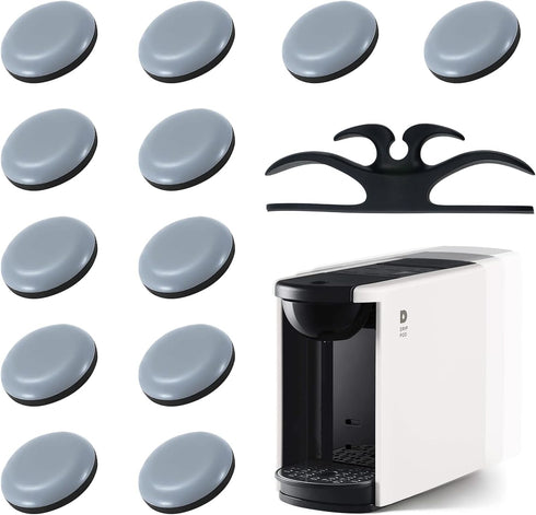 Appliance Slider, 12 Pcs Appliance Sliders for Kitchen Appliances for Most Countertop Appliance Coffee Maker, Air Fryer, Pressure Cooker, Mixer, w...