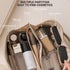 Large-Capacity Travel Leather Makeup Bag Cosmetic Bag Waterproof Portable Makeup Case Organizer Toiletry Bag Makeup Box for Skincare Cosmetics Toi...