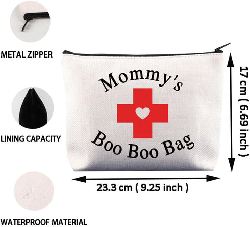 CENWA Mommy’s Boo Boo Bag Purse First Aid Diaper Bag Ouch Pouch First Aid for Purse (Boo Boo Bag)...