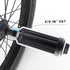 Volo Polar-X Bike Pegs BMX Accessories 3/8 Inch 1 Pair Solid Axles Rear Front Foot Resting Street Stunt Aluminum Alloy Non-Slip Light Weight Bicyc...