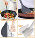 Wok Spatula, Silicone Wok Spatula Turner with Heat Resistant Wooden Handle, Kitchen Utensil Cooking Shovel Scoop Ladle for Scooping, Flipping, Sti...