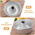 ABOOFAN Aluminum Chiffon Cake Baking Pan Aluminum Angel Food Cake Pan Round Cake Pan with Removable Bottoms Kitchen Bakeware...