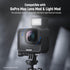 NEEWER Video Rig Cage Compatible with GoPro Hero 12 11 10 9 Light Mod Max Lens Mod, Durable Plastic with 3.5mm Media Audio Mic Adapter Mount, Cold...