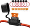 10 AWG Inline Fuse Holder - 12 Volts Fuse Holder for 40A Blade Fuse (6 Pack)...
