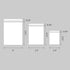 Small Plastic Bags for Jewelry 3 Sizes 300pcs Resealable Zip Bags Clear Zipper Baggies 2 Mil for Beads Board Games Pill Storage 2.4 x 3.5/3.5 x 5/...