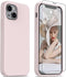 FUNMIKO Compatible with iPhone 14 Case with Screen Protector,Silky Liquid Silicone Case, Scratch Proof Soft Microfiber Lining,Slim Fit Shockproof ...