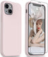 FUNMIKO Compatible with iPhone 14 Case with Screen Protector,Silky Liquid Silicone Case, Scratch Proof Soft Microfiber Lining,Slim Fit Shockproof ...