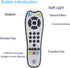 Kids Musical TV Remote Control Toy with Soft Light and Sound, Adjustable Volume Early Education Learning Remote Toy with English,French,Spanish Gi...