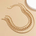 3Pcs Punk Cuban Link Chain Choker Necklace Twist Rope Necklace Chunky Figaro Chain Prom Party Festival Jewelry for Women and Girls...
