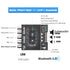 50W+50W+100W 2.1 Channel Subwoofer Amplifier Board with Treble and Bass Control, Dual TPA3116 Chip, DC 12-24V, Bluetooth and AUX Inputs, DIY Wirel...