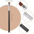 10 PCS Angled Eyeliner Eye Shadow Eyebrow Brush Set Flat Fine Angle Soft Synthetic Bristles Fibers Detail Makeup Brush Tool for Women Girls Make u...