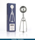 18/8 Stainless Steel Ice Cream Cupcake Muffin Scoop, 3.4 Tablespoon Cupcake Muffin Batter Dispenser...