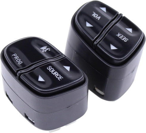 MOTOKU Steering Wheel Switch Buttons for GMC Envoy Yukon Sierra Chevy Suburban Silverado 1500 2500 3500 Avalanche Tahoe Trailblazer...