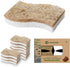 Eco Friendly Scrubbing Sponge, 6-Pack, Biodegradable, All Natural, Plant Based Kitchen and Bath, Multi-Surface Scrubber Sponge...