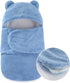 Baby Winter Fleece Swaddle Blanket 0-3 Months Boys Girls Warm Adjustable Newborn Swaddling Wrap Soft Plush Sleeping Sacks...