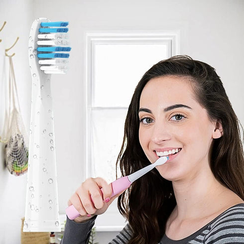 Replacement Toothbrush Heads Compatible with fairywill Electric Toothbrush, Model FW-507/FW-508/2011/959/917/551, D1/D3/D7/D8, W Shape Design Plan...