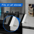 Silicone Stove Counter Gap Cover (2 Pack),Easy Clean Heat Resistant Wide & Long Kitchen Stove Gap Filler,Seals Spills Between Counters, Oven, Stov...