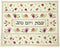 EMANUEL Yair Challah Cover for Shabbat Embroidered Pomegranates and Flowers CME-6...