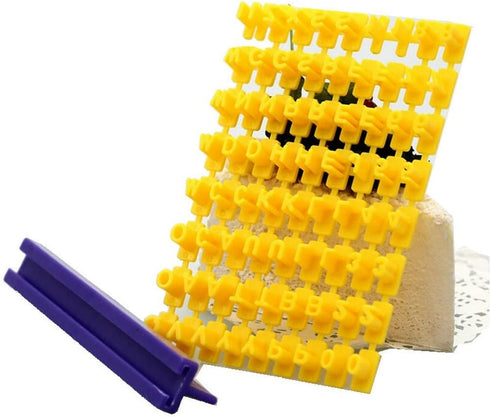 73 pcs Alphabet, Number, Letter Symbols Biscuit Fondant Cake/Cookie Stamp Impress Embosser cutter - Mold Tool Set...