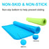 Silicone Kids Placemats, Non-Slip Silicon Placemats for Kids Baby Toddlers Childrens, Kids Portable Placemat for Dining Table, 2Pack, Blue/Green...