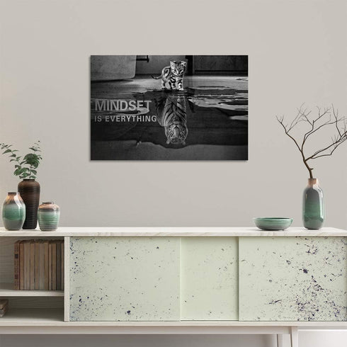 Inspirational Wall Art Cat Entrepreneurship Positive Canvas Poster Print Artwork Painting Picture Motivational Entrepreneur Art Quotes Office Wall...