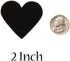 Playfully Ever After 2 inch Felt Hearts 45pc - Ocean Blue...