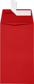 LUXPaper #5 1/2 Coin Envelopes in 80 lb. Ruby Red for Coin Collections, Small Inventory Items, and Stamps, 50 Pack, Envelope Size 3 1/8 x 5 1/2 (R...