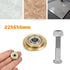 2 Pack Tile Cutter Wheel Cutting Blade Replacement Premium Tungsten Carbide Bearing Ceramic 22×6×6mm Scoring With Bolt Lock Nut For Wall Floor Til...