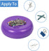 Hilltian Magnetic Pin Cushion with 100 Plastic Head Pins, Magnetic Pins Holder Pin Cushion for Sewing Quilting (Purple)...