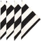 Black and White Table Linens, Cloth Napkins 18" Dinner 100% Cotton Wedding Table Decor, Summer Party, Use with Black or White Tablecloth Pk 4...