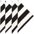 Black and White Table Linens, Cloth Napkins 18" Dinner 100% Cotton Wedding Table Decor, Summer Party, Use with Black or White Tablecloth Pk 4...