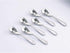 Knork Stainless Steel Demitasse Spoon (Set of 6), Matte Silver, Tiny Coffee-Appetizer Specialty Spoons, Specialty Demitasse...