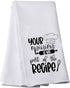 Funny Kitchen Towels Your Opinion is Not Part of The Recipe Decorative Dish Towels with Sayings (Part of The Recipe)...